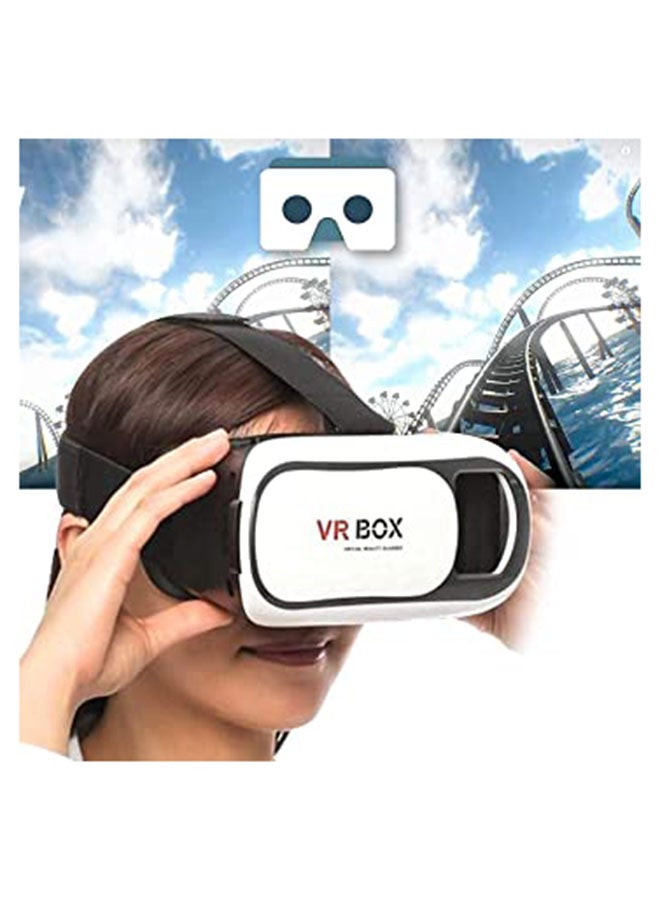 3640.0 mAh Virtual Reality 3D Glasses With Bluetooth Gamepad Remote Controller Black/White - Image 5